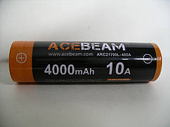 Акумулятор Acebeam IMR 21700 4000mAh 10A із захистом низькотемпературний