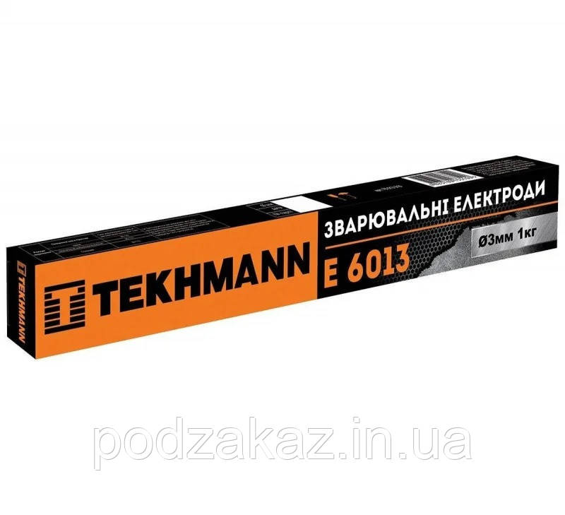 Електроди зварювальні E 6013 Tekhmann d 3мм, 1 кг