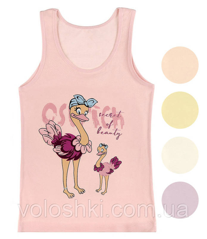 Майка для дівчинки широка бретель DONELLA, фото 1