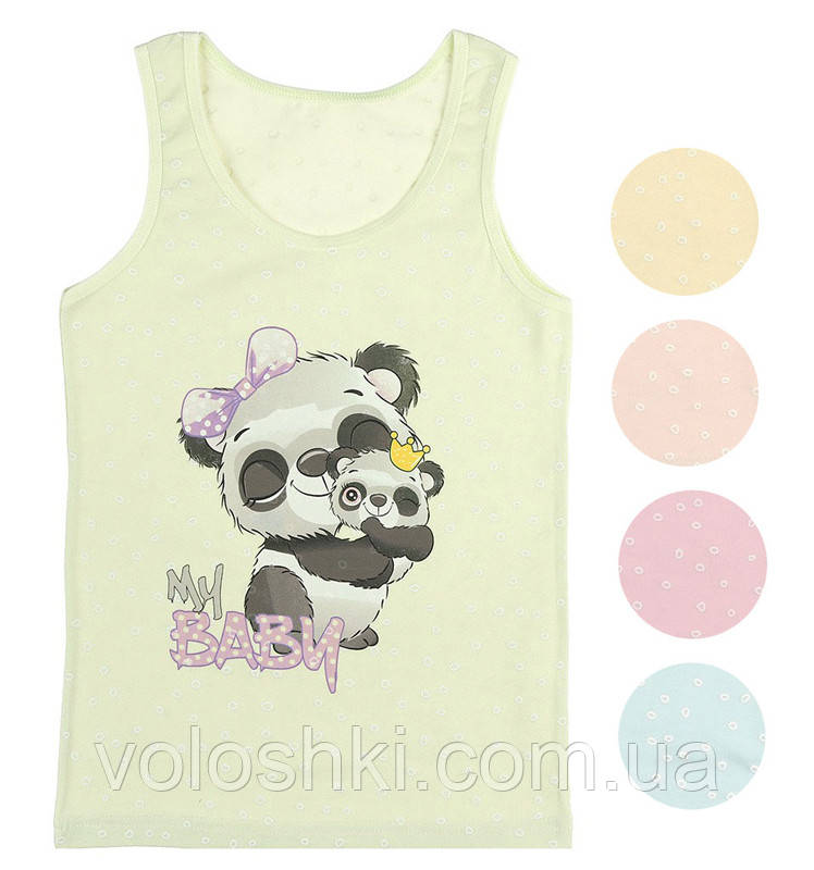 Майка для дівчинки широка бретель DONELLA, фото 1
