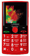 Телефон Sigma Comfort 50 CF112 Solo DS Red Гарантія 12 місяців