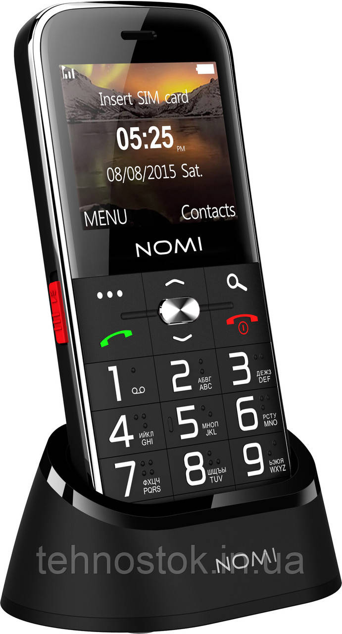 Телефон Nomi i220 Black Гарантія 12 місяців, фото 1