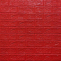 3Д панель декоративная стеновая Красный Кирпич самоклеющиеся 3d панели для стен 700x770x5 мм (8-5мм)