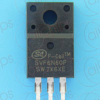 MOSFET N-канал 600В 6А 1.35Ом Silan SVF6N60F TO220F