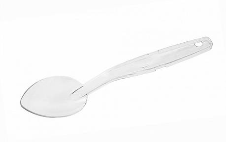 Ложка сервірувальна для ресторанів та кафе 29 см полікарбонат прозора, фото 1