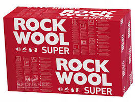 Вата утеплювач базальтовий Superrock 140*1000*610 мм Rockwool (3.66 м2/уп.)
