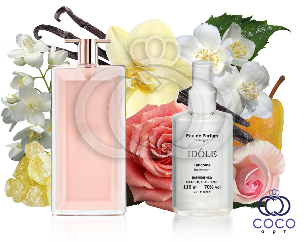 Жіноча парфумована вода Lancome Idole 110 Ml OAE в пластиковій пляшці, фото 1