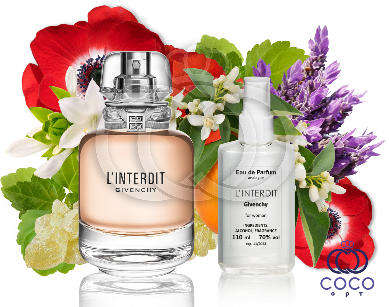 Жіноча парфумована вода Givenchy L`Interdit 110 Ml OAE у пластиковій пляшці, фото 1