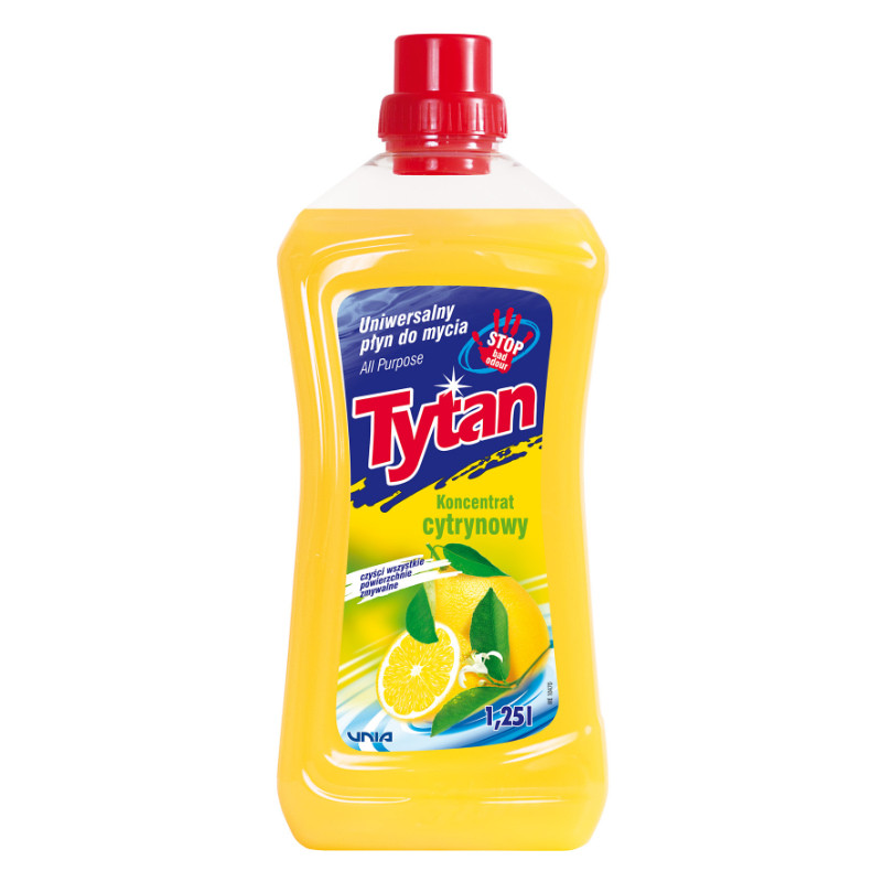 Засіб для миття Унивесальное Tytan "Лимон" Концентрат 1,25 л