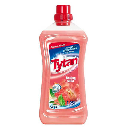 Засіб для миття Унивесальное Tytan "Харчова сода" 1,25 л, фото 2