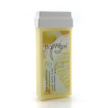 Віск у касеті з роликом ItalWax Лимон (Lemon) 100 мл