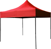 Шатер раздвижной гармошка, палатка, тент, павильйон, навес 2.5х2.5 2.5 х 2.5 красный