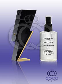 Чоловічі парфуми аналог Carolina Herrera Bad Boy 65 Ml