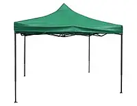 Шатер раздвижной гармошка, палатка, тент, павильйон, навес 2.5х2.5 3*4,5 Зелёный
