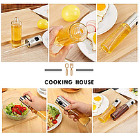 Набір скляних розпилювачів для олії та оцту Cooking House 2шт, фото 6