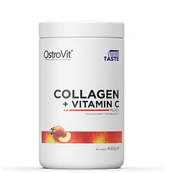 Collagen Ostrovite 400г peach + вітамін С