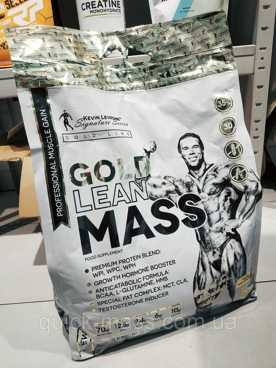 Гейнер Kevin Levrone Gold Lean Mass 6000g, фото 1