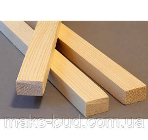 Рейка дерев'яна сухая 20х40 мм  ( смерека ), фото 1