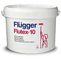 Краска Flugger Flutex 10 (флюгер флютекс 10)-10л, матовая водно дисперсионная,акриловая(внутр/наруж)