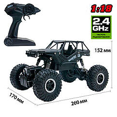 Машинка на радіокеруванні Sulong Toys Off-Road Crawler З Р/К - Tiger (Чорний) SL-111RHMBl