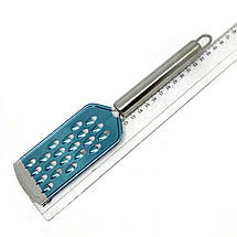 Терка одинарна A-Plus крупна з нержавіючої сталі з ручкою, фото 3