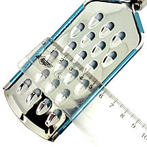 Терка одинарна A-Plus крупна з нержавіючої сталі з ручкою, фото 4