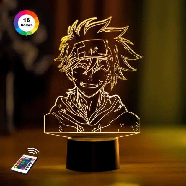 3D нічник "Реки Кян" (ВОЛІЧЕННЕ ЗОБРАЖЕННЯ) + пульт ДК + мережевий адаптер + батарейки (3ААА) 3DTOYSLAMP