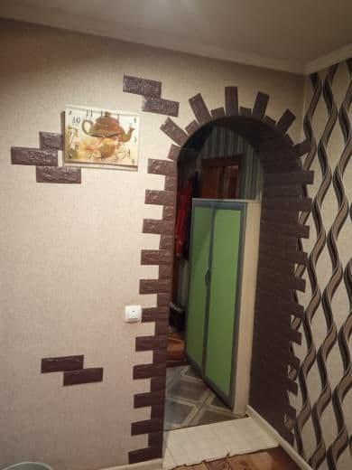 Декоративная 3Д-панель стеновая Кирпич Кофе самоклеющиеся 3d панели для стен 700x770x5 мм (18-5мм) - фото 4 - id-p1114122124