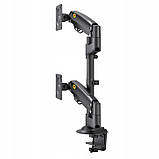 Кронштейн настільний для двох моніторів діагоналлю 22" - 32" NB H180, фото 6