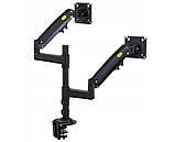 Кронштейн настільний для двох моніторів діагоналлю 22" - 32" NB H180, фото 9