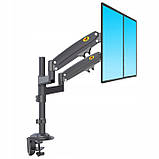 Кронштейн настільний для двох моніторів діагоналлю 22" - 32" NB H180, фото 2