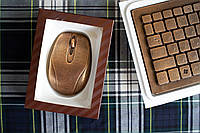 Шоколадная компьютерная мышь сувенирная для девушек