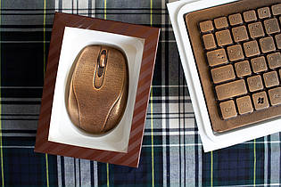 Шоколадна комп'ютерна мишка.  Прикольний сувенір парню