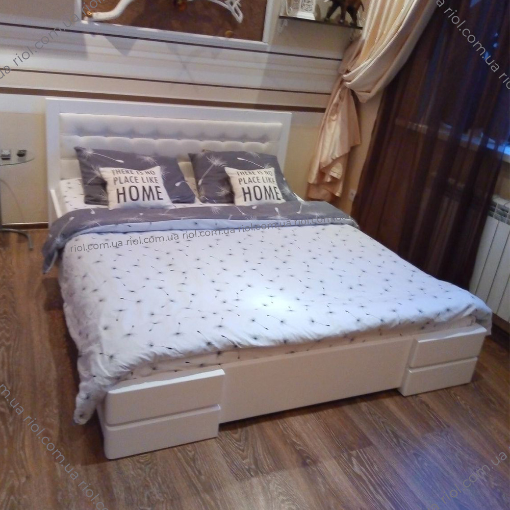 Ліжко дерев'яне двоспальне Регіна, фото 1