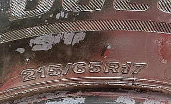 Шины б у 215/65/17 BRIDGESTONE, фото 3
