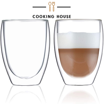 Набір стаканів із подвійним дном 150мл  Сooking House 2шт