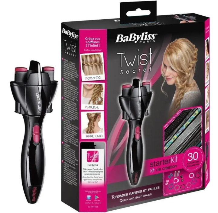 Плойка для плетіння кісок BABYLISS TWIST SECRET| Машинка для плетіння косичок-1167