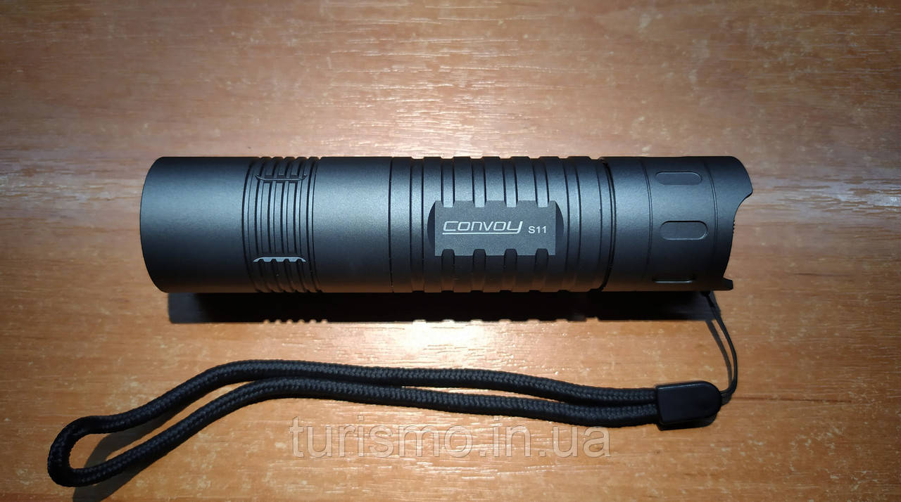 Convoy S11 (OP) корпус чорний/сірий, діод XHP 50.2 6500K , драйвер 12 груп з термоконтролем