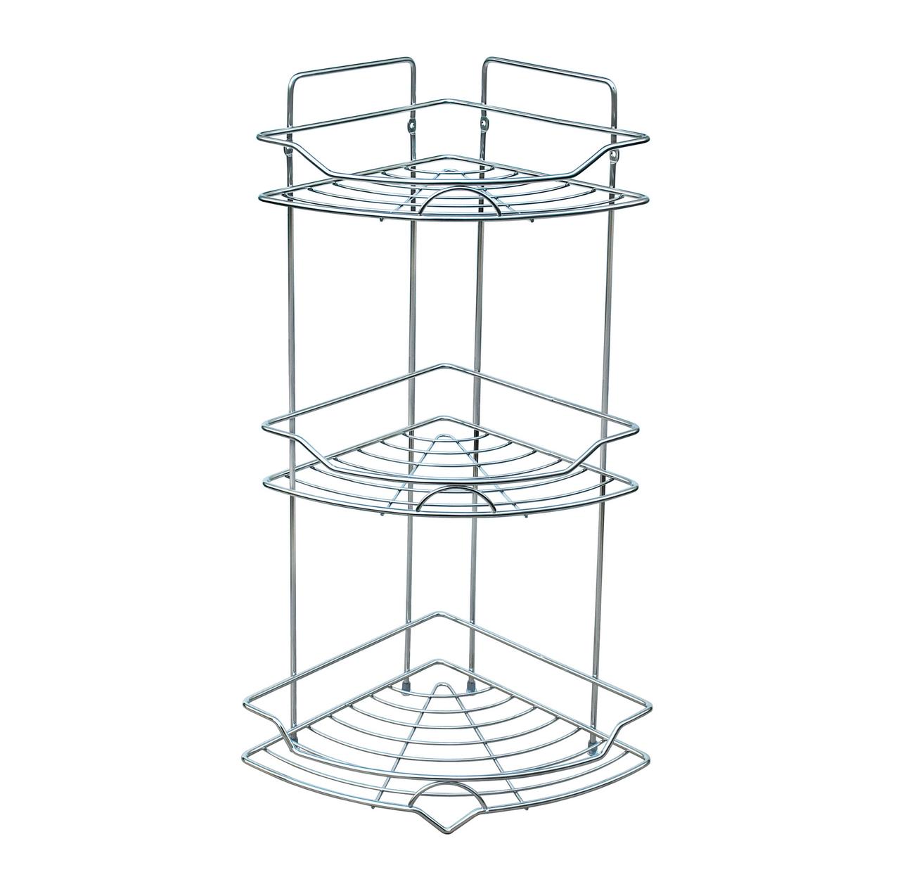 3-ярусна полиця Lemax кутова, нерж. сталь (EBA-5004 S/S)