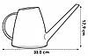 Лійка ELHO Brussels 1.8 л біла, фото 2