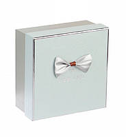 Подарочная коробка "For you", 21,5*21,5*10 см, цвет бирюза
