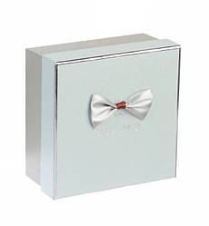 Подарункова коробка "For you", 21,5*21,5*10 см, колір бірюза