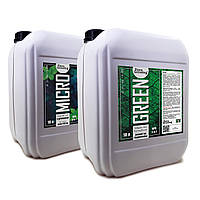 2 х 10 л Green Kit набор удобрений для зелени, микрозелени и рассады
