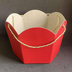 Кошик для квітів, зефірних або пряничних букетів