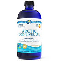 Жирные кислоты Nordic Naturals Arctic Cod Liver Oil, 473 мл Апельсин