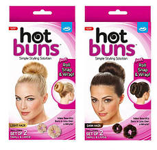 Валики на кнопках для створення об'ємної зачіски "Hot buns"
