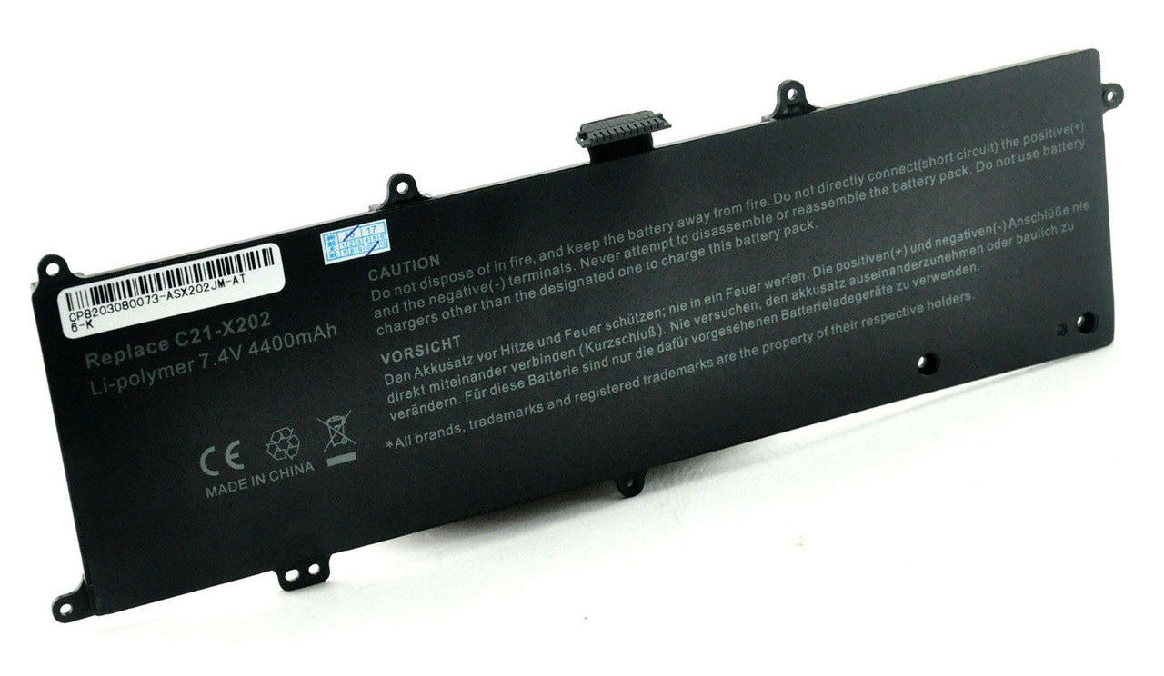 Акумулятор батарея для ноутбука Asus C21-X202 VivoBook S200, S200E, X201, X201E, X202, X202E
