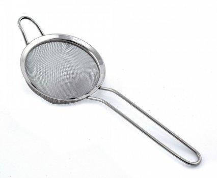 Сито конічне з ручкою кондитерське з нержавіючої сталі кухонне 85 мм, фото 1