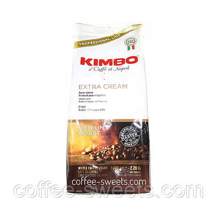 Кава в зернах Kimbo Extra Cream 1 кг., фото 2