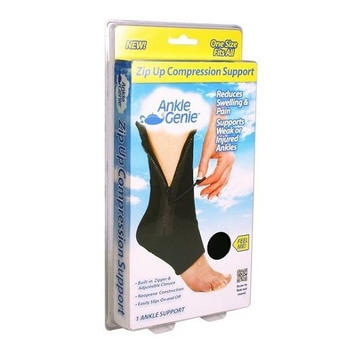 Підтримуючий фіксатор супінатор щиколотки на блискавці Ankle Genie